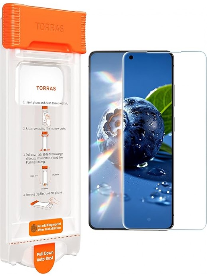 TORRAS OrigArmor for Samsung Galaxy S26 Ultra Screen Protector [100% Anti Reflection] [Full Coverage Fit] Military-Grade Shatterproof 9H+ Tempered Glass Anti-Scratch Screen Protector S26 Ultra 1-Pack