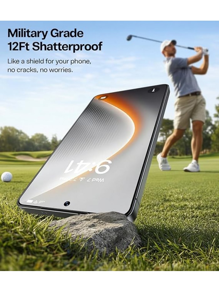 TORRAS OrigArmor for Samsung Galaxy S26 Ultra Screen Protector [100% Anti Reflection] [Full Coverage Fit] Military-Grade Shatterproof 9H+ Tempered Glass Anti-Scratch Screen Protector S26 Ultra 1-Pack