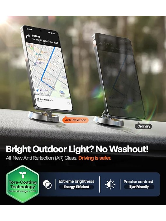 TORRAS OrigArmor for Samsung Galaxy S26 Ultra Screen Protector [100% Anti Reflection] [Full Coverage Fit] Military-Grade Shatterproof 9H+ Tempered Glass Anti-Scratch Screen Protector S26 Ultra 1-Pack