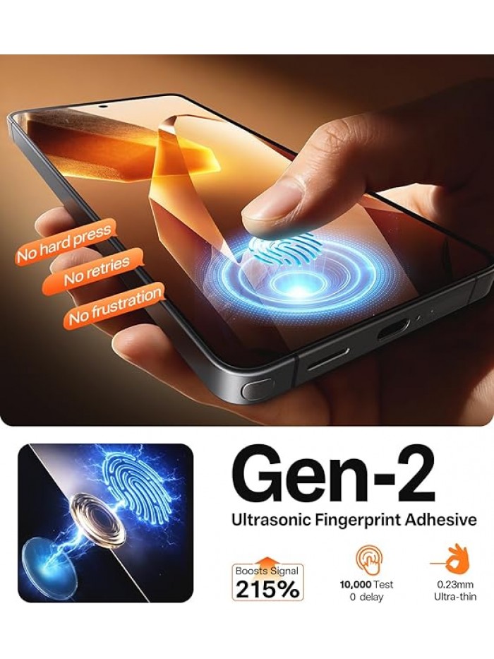 TORRAS OrigArmor for Samsung Galaxy S26 Ultra Screen Protector [100% Anti Reflection] [Full Coverage Fit] Military-Grade Shatterproof 9H+ Tempered Glass Anti-Scratch Screen Protector S26 Ultra 1-Pack