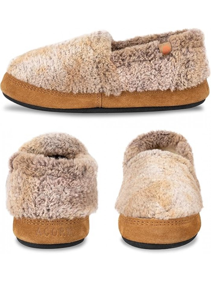 Acorn Women's Camden Recycled Moccasin Slippers with Berber lining